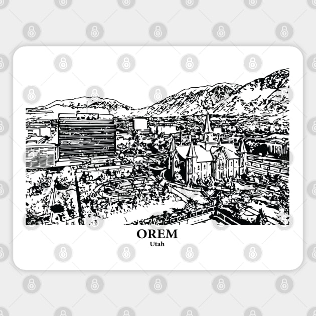 Orem - Utah Magnet by Lakeric